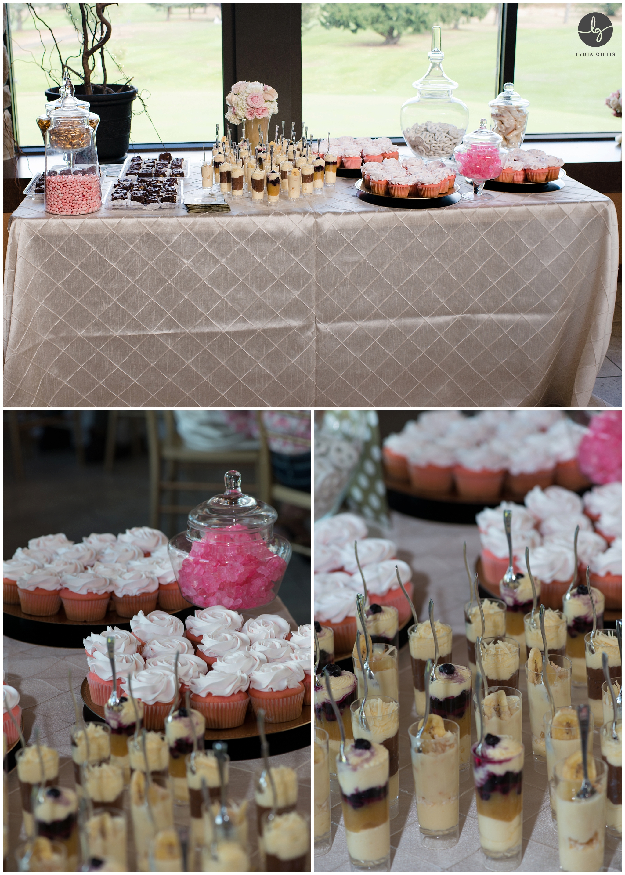 Sweets wedding table | Lydia Gillis Photography