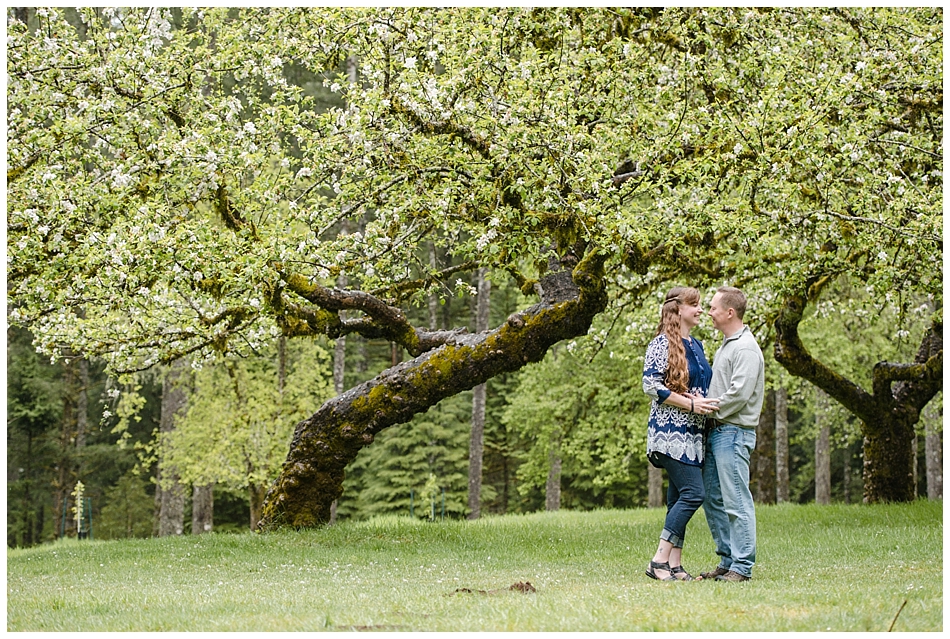 engagement pictures on a beautiful outdoor setting photographed by Eugene wedding photographer, Lydia Gillis