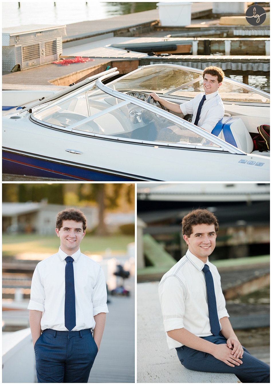 sunset senior pictures of boy