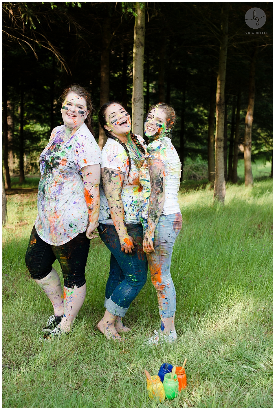 Paint fight photos in Eugene