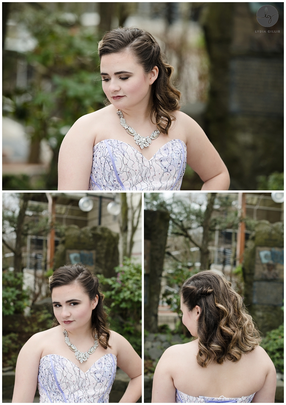 Eugene prom hair and makeup