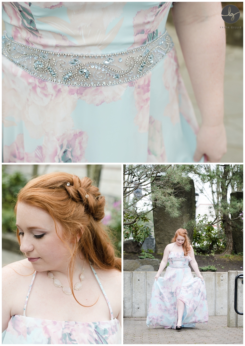 Morilee Pastel Floral Dress