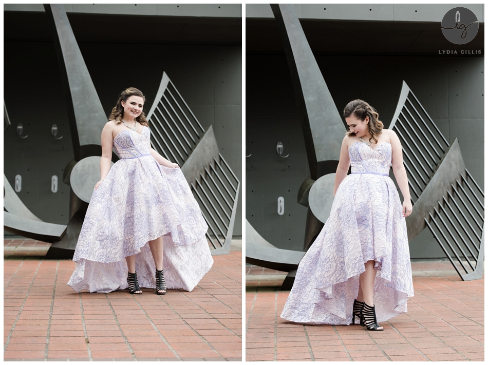 Lilac Prom dress