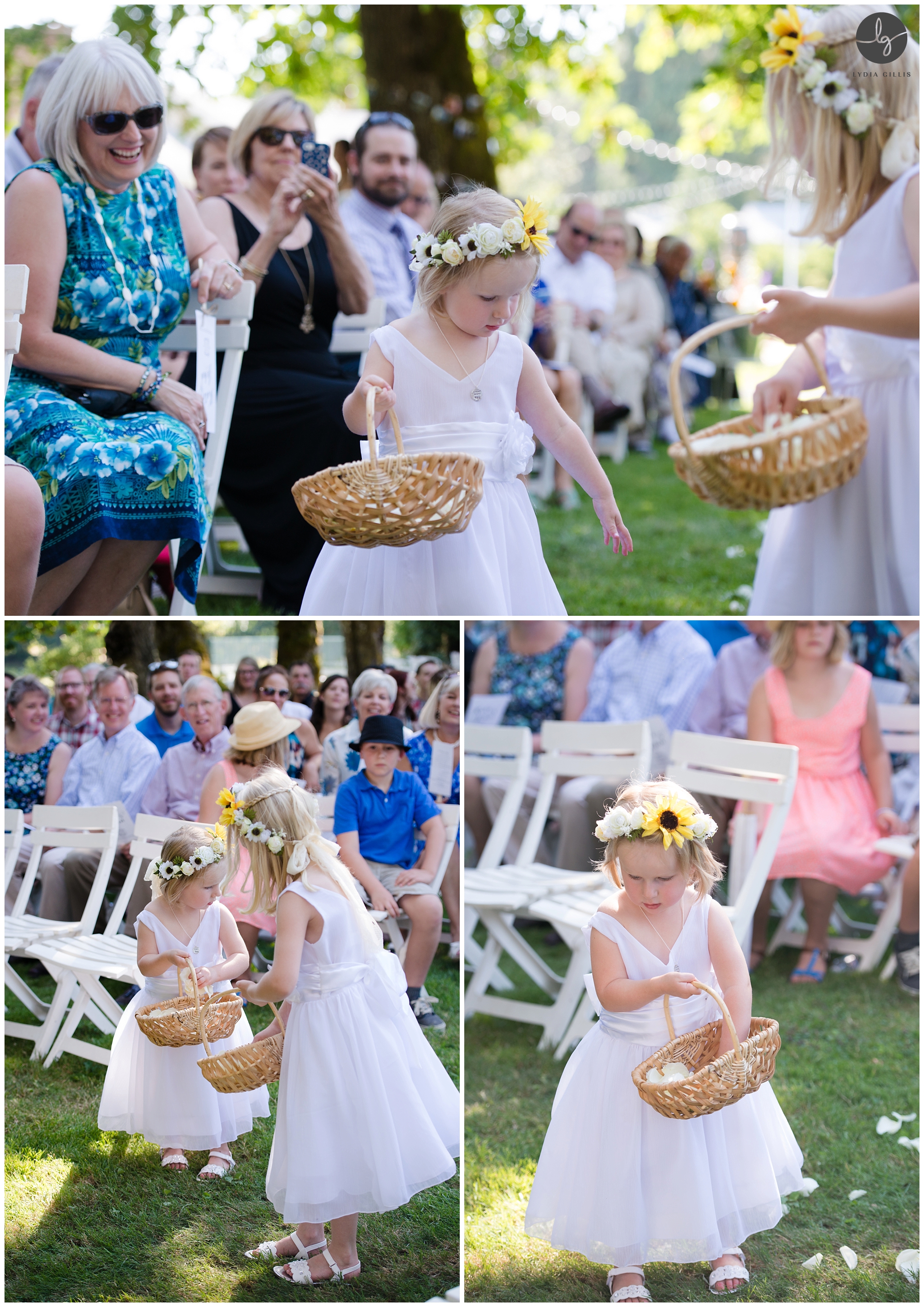 Pictures of flower girls | Lydia Gillis Photography 