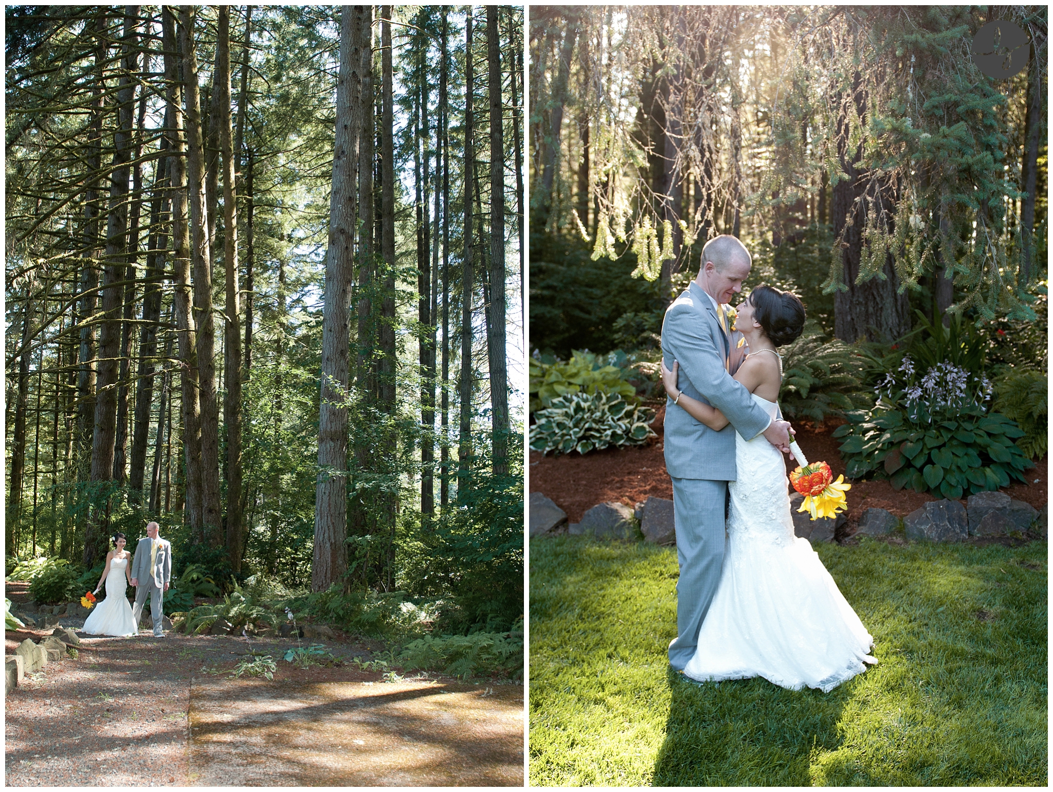 bride and groom at Deep Woods Event, wedding venue | Lydia Gillis Photography 