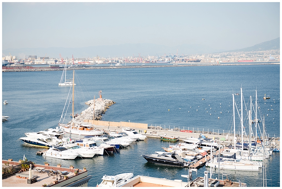 Harbor of Naples Italy